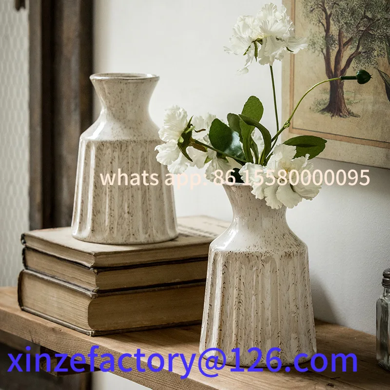 

Customizable Vintage Ceramic Vases American Style Living Room and Bedroom Floral Arrangements Dried Flower Decorations