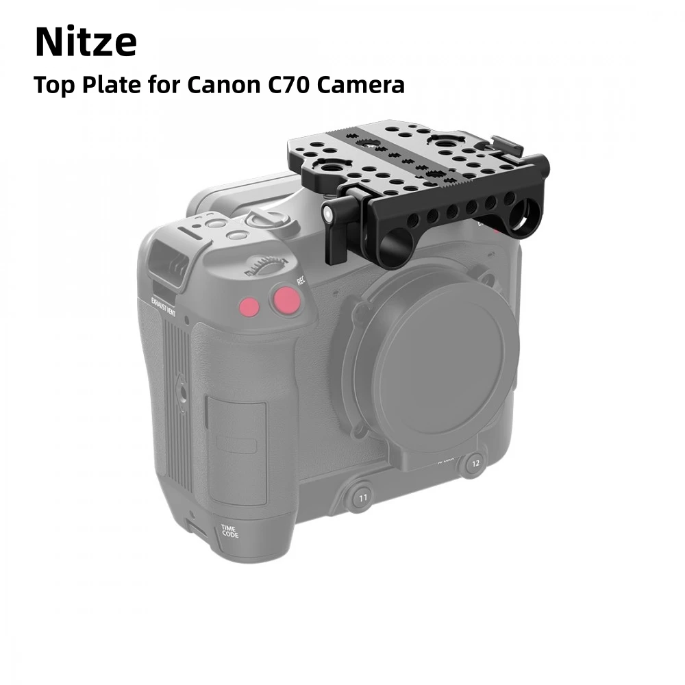 

Верхняя пластина Nitze фотоаппарата Фотоаппарата Canon C70 из алюминиевого сплава