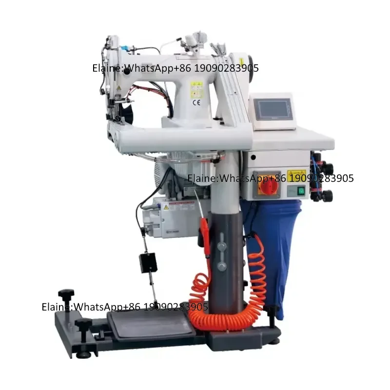 QK-9688XH Three High-speed Automatic Oiled Chainstitch Industrial Sewing Machine (thick Material Pneumatic Belt-type