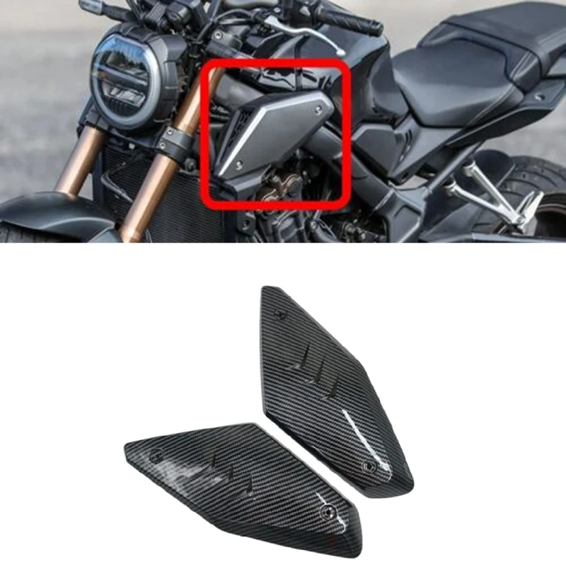 

Motorcycle Carbon Fiber Frame Side Panel Cover Shell Protector Fairing Parts Accessories For Honda CB650R 2019-2022