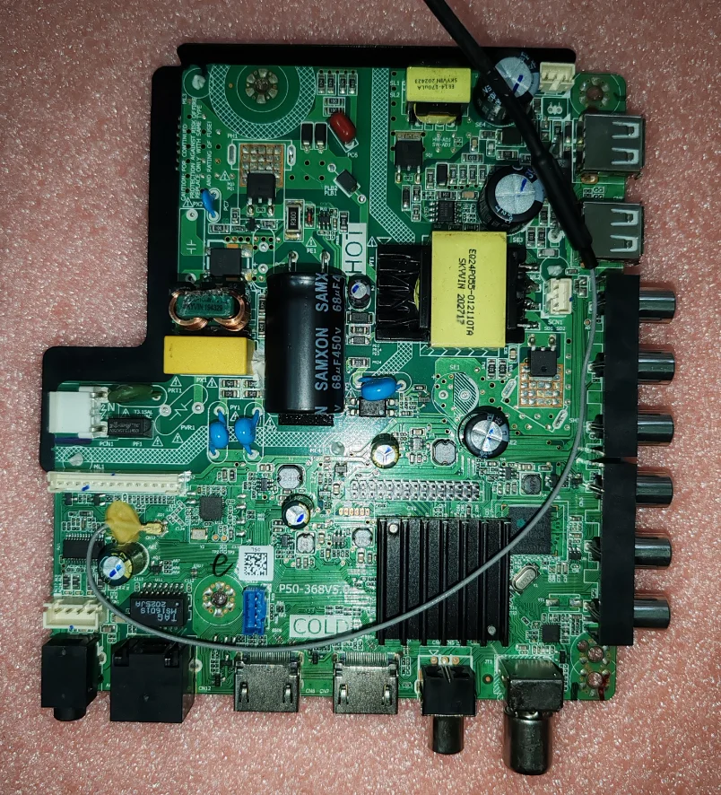 

P50-368V5.0 3-in-1 4-core network WiFi motherboard for 36--44v 500ma 1366x768