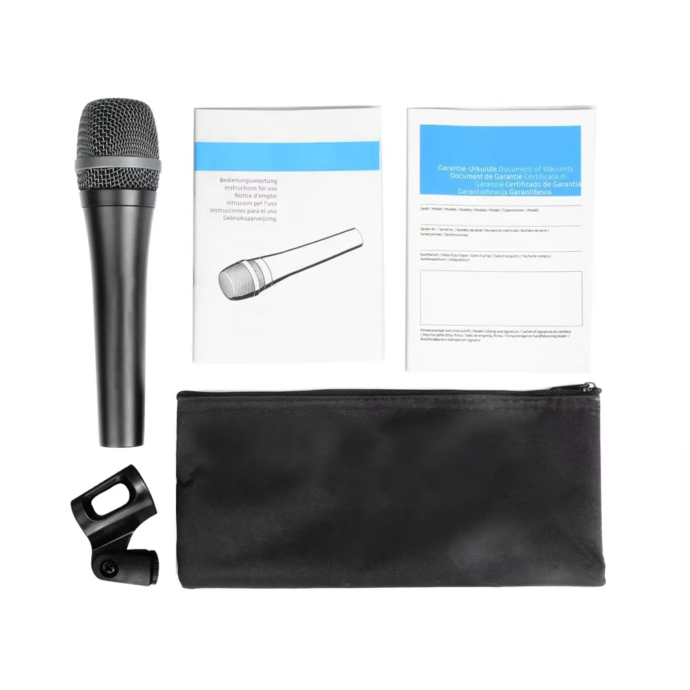 E945 Wired Microphone Dynamic Instrument Mic Professional Quality Versatility For Live Performances And Recording