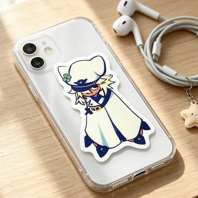Ramlethal Valentine Guilty Gear Strive Waterproof Vinyl Sticker Game Cosplay Accessory Decal for Laptop Skateboard Gamer Gift
