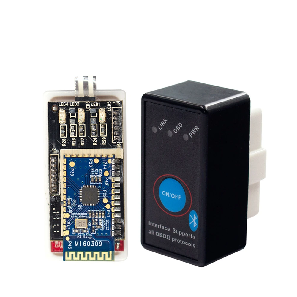 NEW ELM327 V1.5 PIC18F25K80 Chip ELM 327 Bluetooth With Power Switch on/off elm327 WIFI/BT OBDII Code Reader For Android/IOS/PC