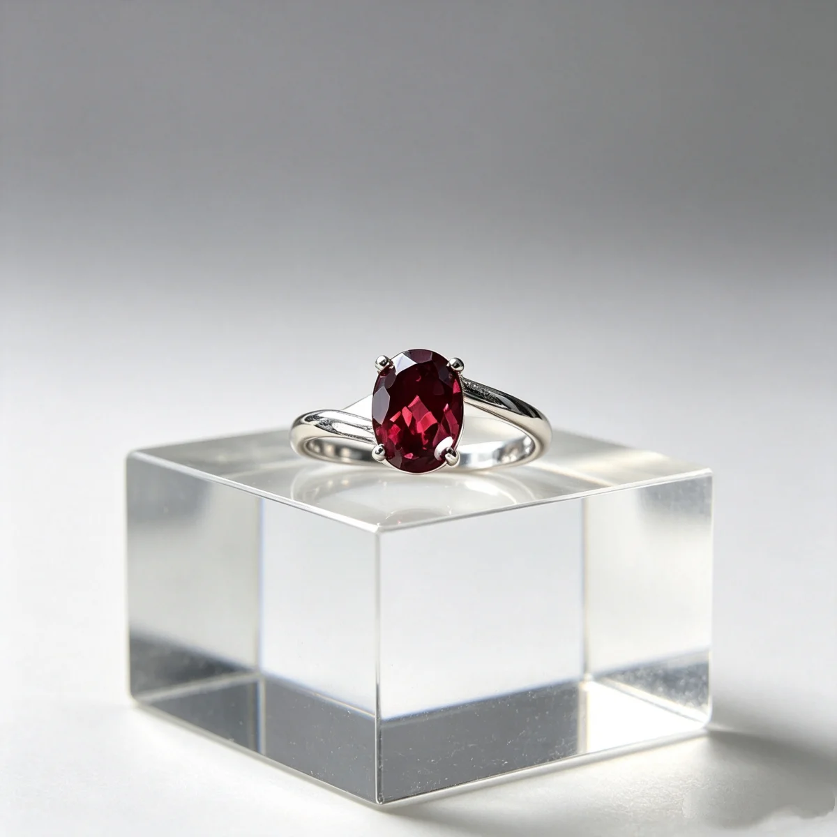 

Natural Ruby Rings for Women 925 Sterling Silver Wedding Party Accessories Red Gemstone Adjustable Fine Jewelry