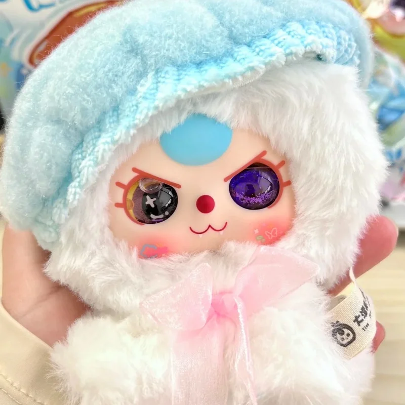 Originele Baby Drie Blind Box Pop Trendy Speelgoed Pluche Pop Halloween Spelen Hanger Mysterie Rugzak Hanger Speelgoed Halloween Cadeau