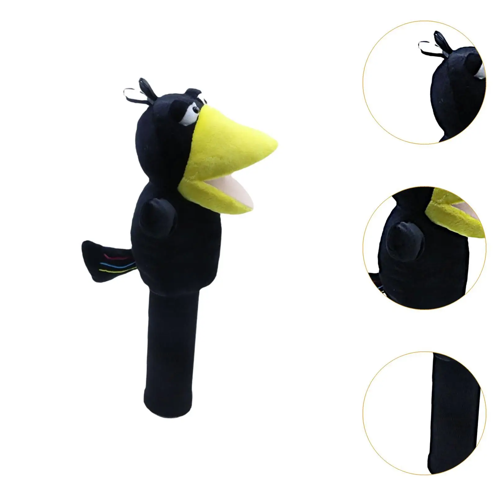 واقي غطاء رأس جولف من القطيفة على شكل حيوان لملعب الجولف والرياضة الخارجية #5
