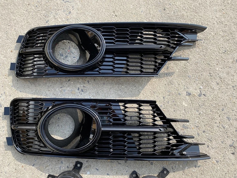 ABS Chromed With ACC Fog Light Grille For A6 to S6 Fog Lamps Fog
