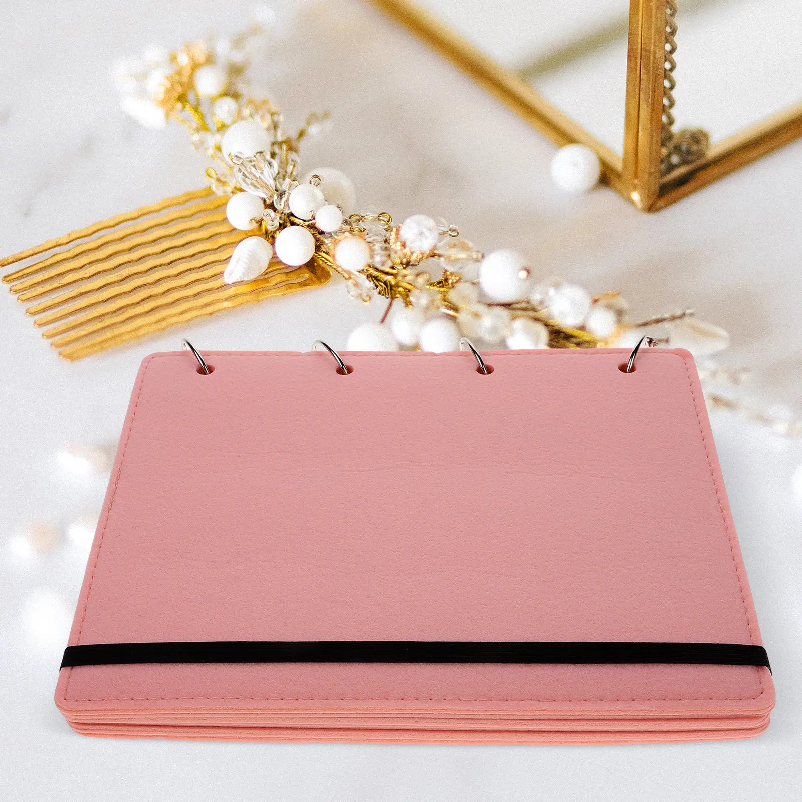 

Flexible Pin Display Binder with Detachable Pages Stylish Felt Badge Organizer for Pins Charms Jewelry Collection Storage Travel