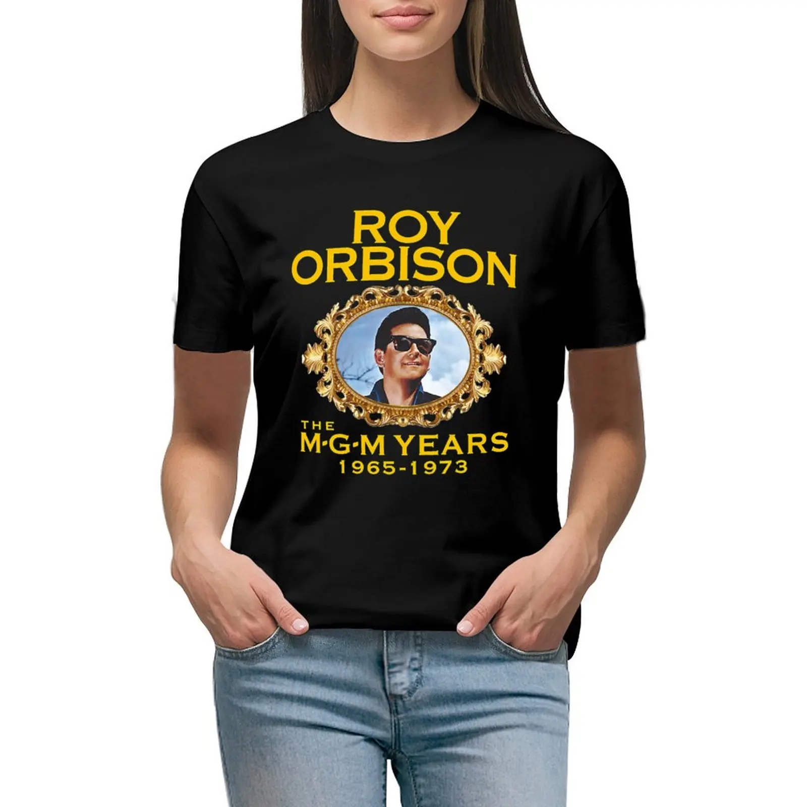 

Roy Orbison The Frame T-shirt Aesthetic clothing hippie clothes korean Women's clothes