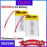 1-10pcs 1200mAh 502540 Lithium Li-ion Polymer Battery Li-Po Battery Cell For Voice Recorder Headset Speaker E-boo