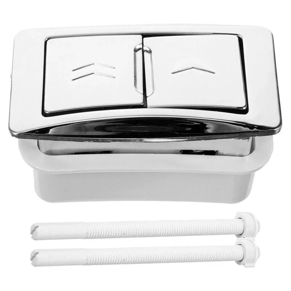 ABS Universal Toilet Tank Flush Button Easy Installation Compatible with Most Dual Flush Toilets Reliable Replacement