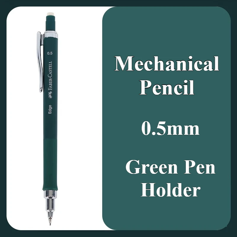 FABER-CASTELL Vulpotlood 0,5 m Automatisch tekenpotlood met zachte grip Zelfklevende schoolbenodigdheden voor studenten Schrijven