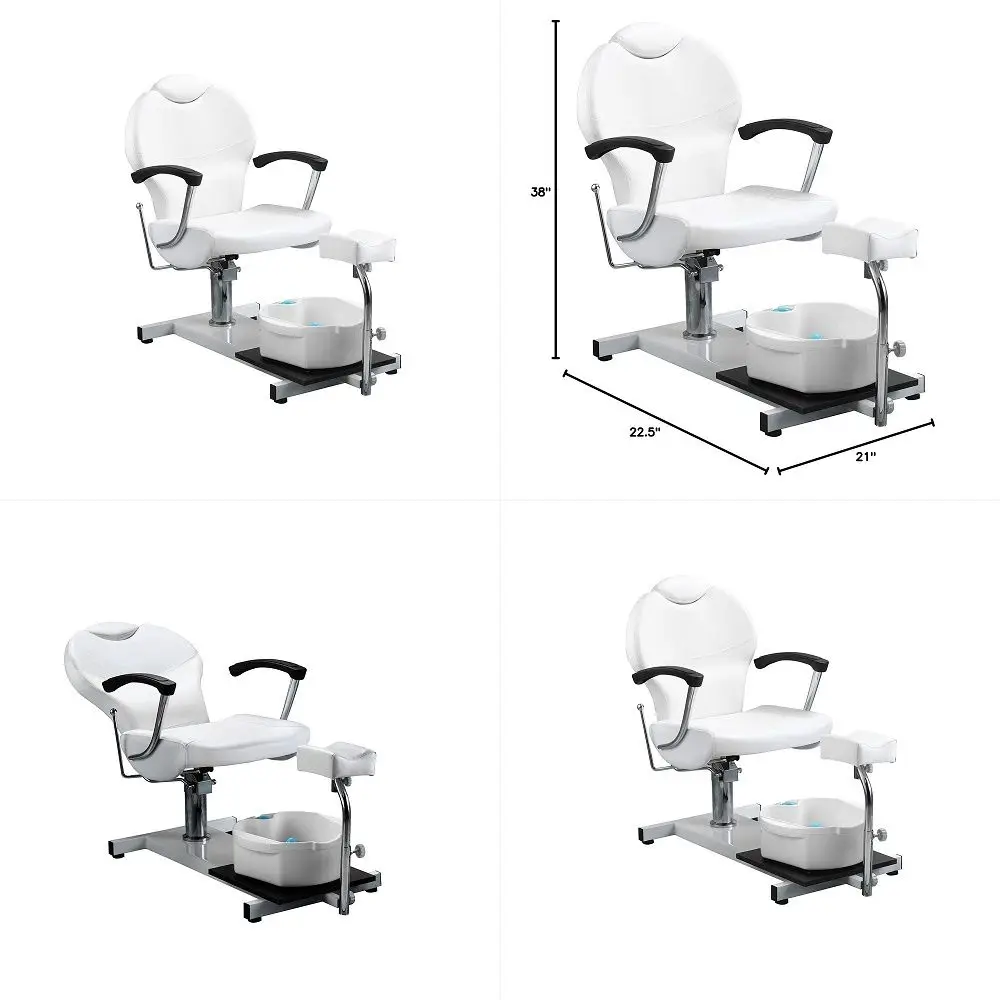 

hand Barber Chair Heavy Duty Reclining Salon Chairs with Headrest and Footrest, 360 Degree Swivel Tattoo Chair, Spa Beauty Equi