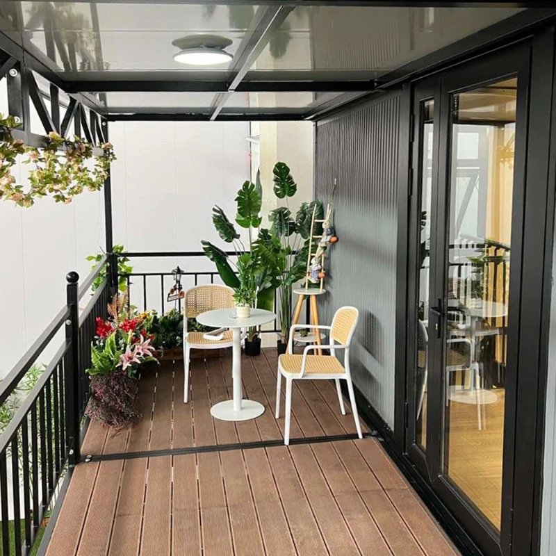 Modern Folding Container House Luxury Container House Fold Out Container Casa Modular Prefabricated Expandable Foldable House