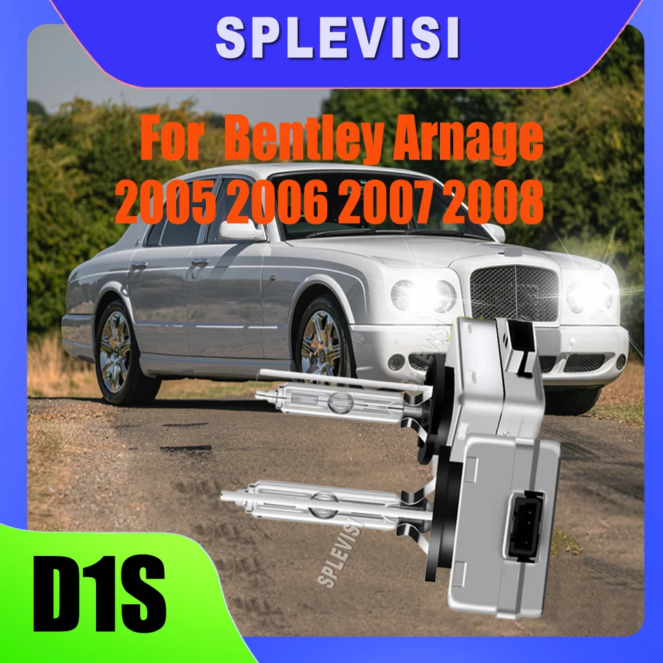

D1s Xenon HID 35W Headlights -Precise Focal Length More concentrated Light For Bentley Arnage 2005 2006 2007 2008