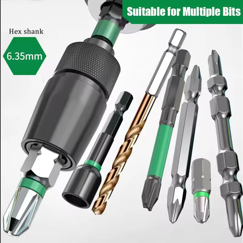 LAOA Профессиональный удлинитель 1/4 дюйма, быстроразъемный патрон, отвертка, удлиненный удлинитель