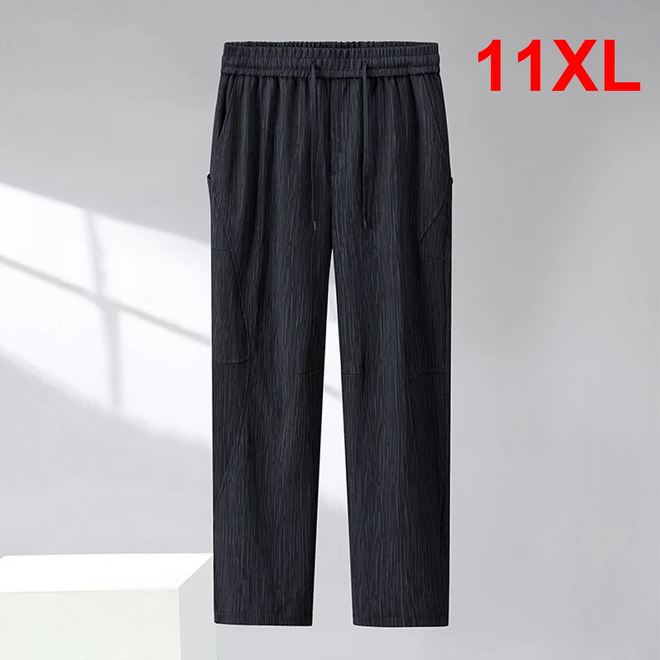 

10XL Plus Size Sweatpants Men Stretch Waist Trousers Fashion Casual Spring Autumn Pants Male Big Size 10XL