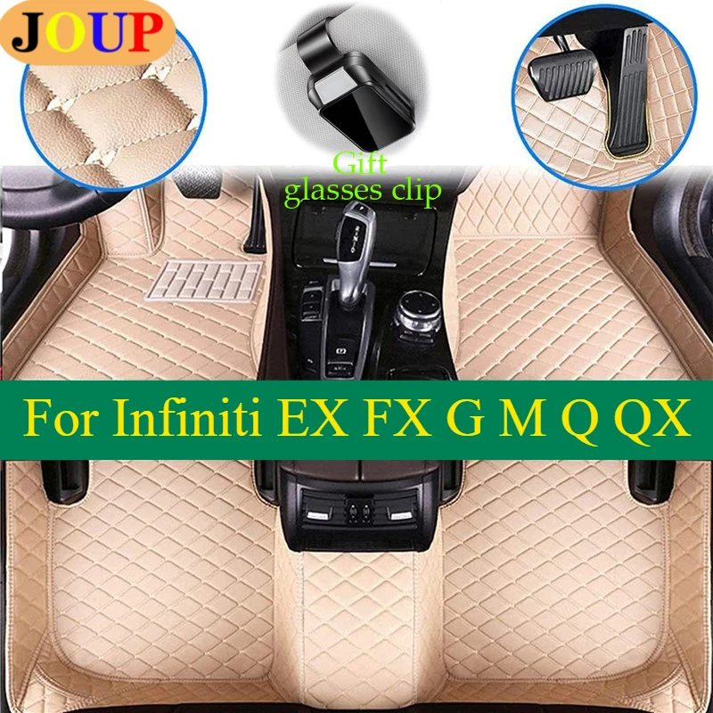 

For Infiniti EX FX G M Q QX Car Floor Mats Custom All Weather Carpets Covers Left /Right Hand Drive