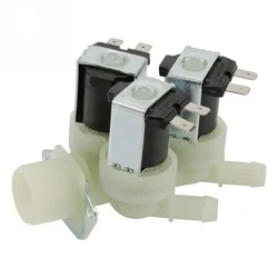 AC 220V G3/4Inch Solenoid Valve 1 In 3 Out Electromagnetic Check Valve Normally Closed Electrical Water Inlet Solenoid Swicth