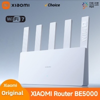 Xiaomi BE5000 Router Wi-Fi 7 Dual-Frequency Mesh Network 2.4/5GHz with 2.5G High-Speed Port IPTV OFDMA Signal Amplifier for Home