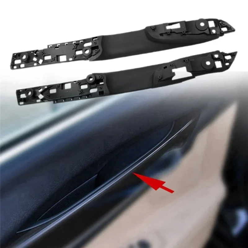 

Left Rear Car Door Inner Armrest Interior Door Handle Panel Parts For BMW 7 Series F01 F02 730 735 740 2009-2017