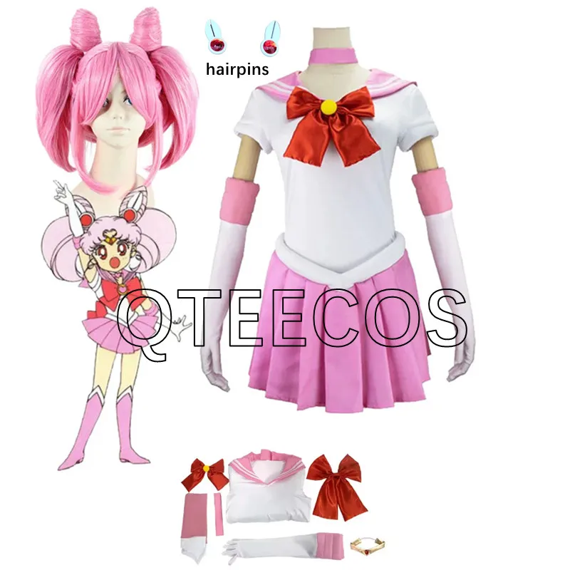 Anime Chibiusa Cosplay Matrosen-Kostüm Chibi Tsukino Usagi Lolita Uniform Kleider Outfits Halloween-Party-Kostüme