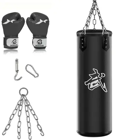 1 Set of Oxford Cloth Adult Men and Women Youth Heavy Duty Hollow Boxing Bags, A Set of Oxford Cloth Hollow Boxing Bags for Adul