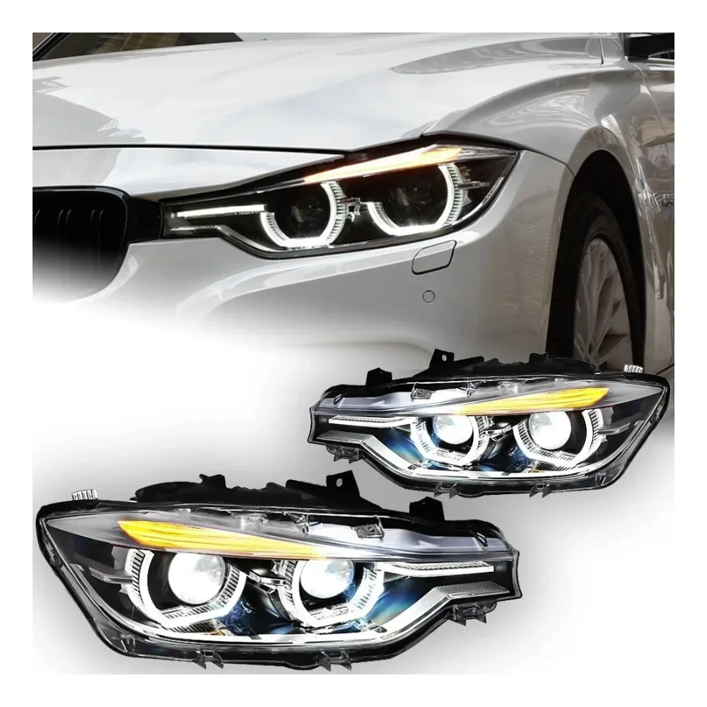 For BMW 3 Series F30 F35 320i LED Headlight 2013-2016 Head Lamp DRL Signal Projector Lens Headlights upgrade Auto Accessories