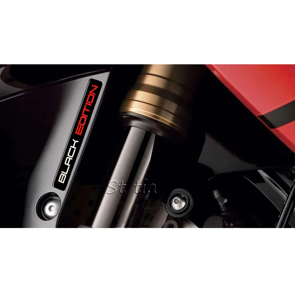 Black Edition Sticker Motorcycle Tank Decal Case for Kawasaki Honda BMW Suzuki Aprilia Moto Motorbike Decal Stickers