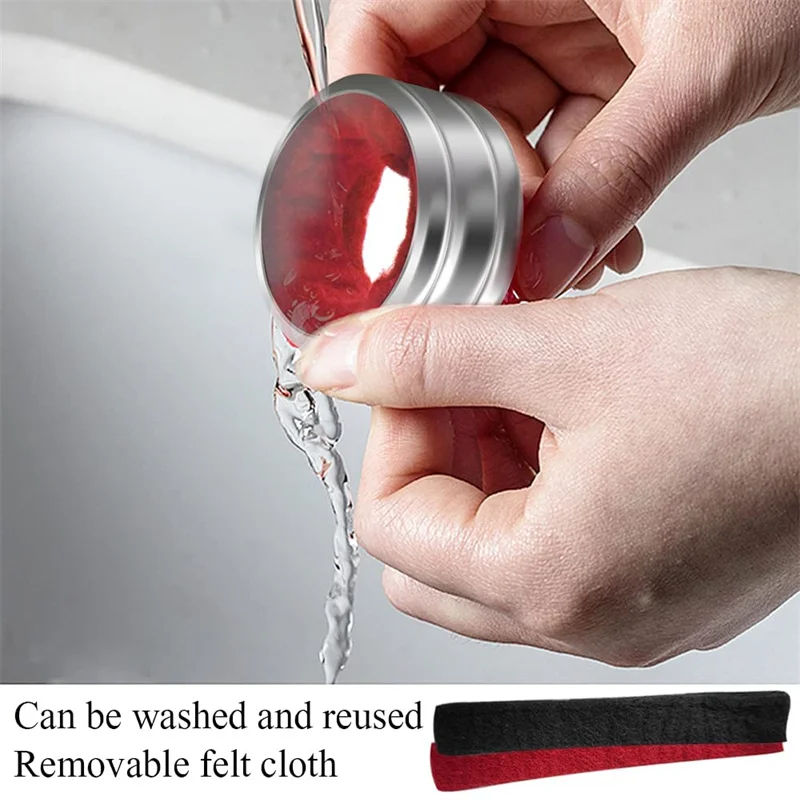 Stainless Steel Wine Bottle Collars Drip Ring Velvet Lined Anti-overflow Wine Drip Catcher for Home Bar Restaurant Outdoor Party