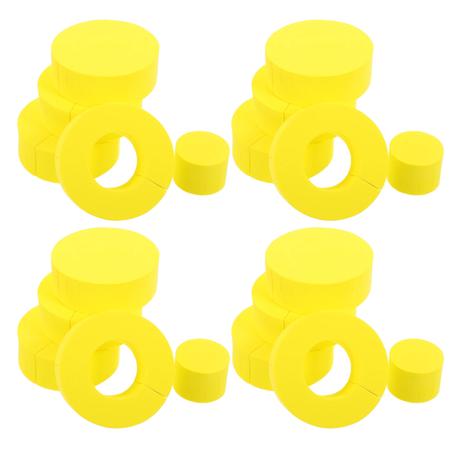 

12pcs Curling Sponge Ring -Free For Long Thick Styling Tool Hair Fixing Sponge Ring Curl Hair Sponges