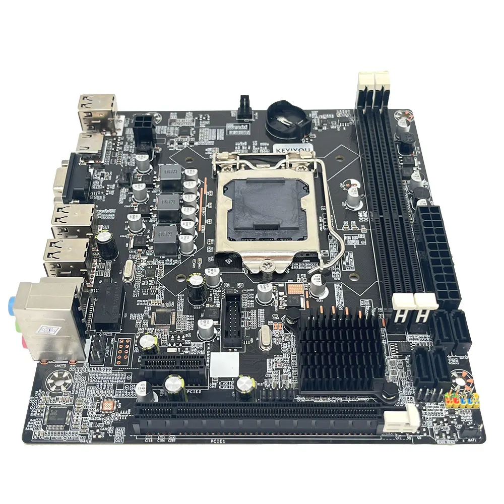 Imagem -05 - Placa-mãe do Desktop do Keyiyou-h61 Memória Lga1155 Ddr3 8g 1600 Placa-mãe com Núcleo i3 3240 Vga Hdmi