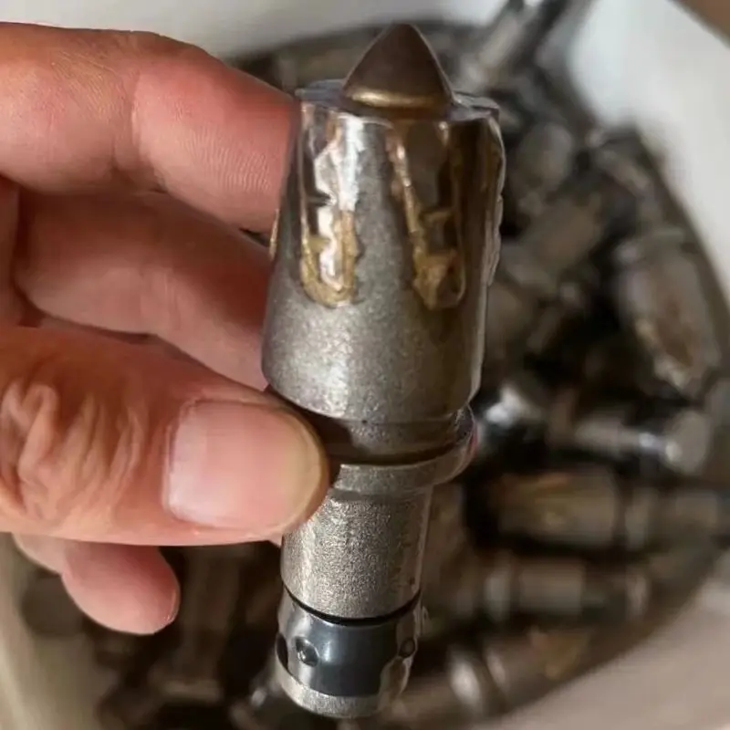 나선형 천공기 태양광 파일 드라이버 확장 내마모성 픽 총알 헤드의 발굴 및 수정