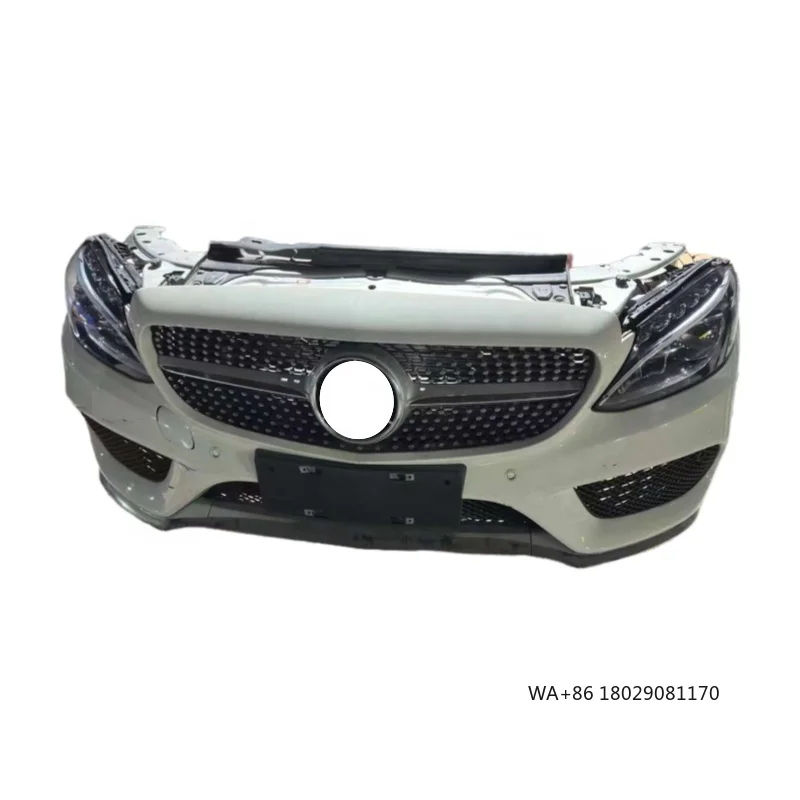 

Передний бампер в сборе с радиатором и фарами для C-Class W205, для замены переднего бампера