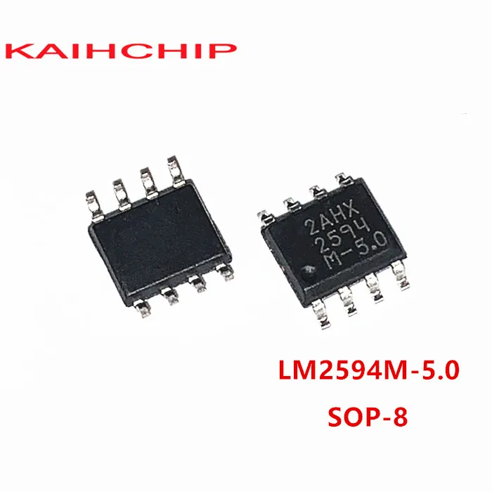 10pcs LM2594 LM2594MX LM2594M-ADJ LM2594M-5.0 LM2594M-3.3 LM2594M-12 5.0V 5V 3.3V 12V SOP8