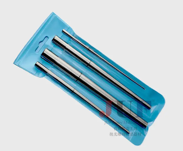 German Round Gemstone Hemming Setting, Set with Shaping Stick Mini Ring Iron/mouse Tail Iron 4 Pcs
