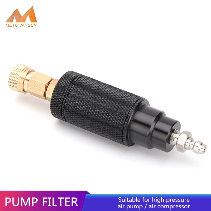 

Pump Filter with M10x1 Thread Quick Disconnect Air Compressor Water-Oil Separator Air Filtering 40Mpa Filtering Element PCP