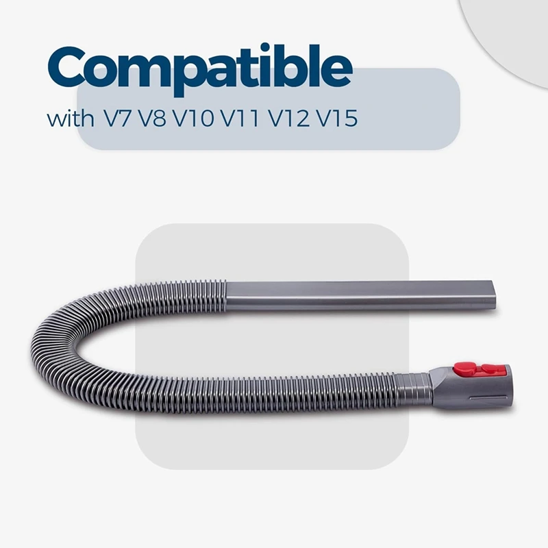 Dryer Vent Cleaner Kit, Hose Spare Parts For Dyson V7 V8 V10 V11 V12 V15 Cordless Vacuum, Perfect Flexible Crevice Tool