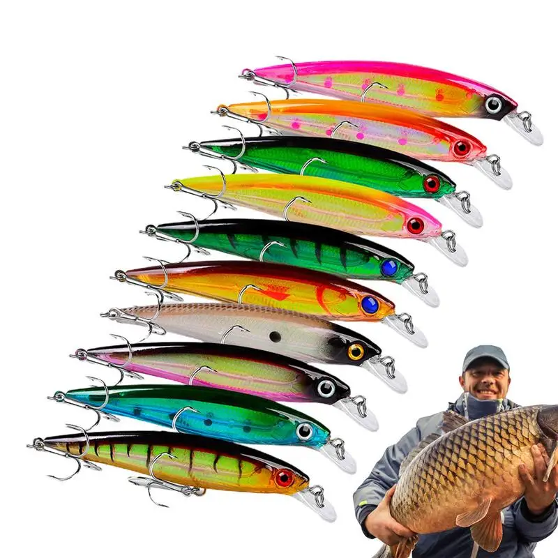 

Fishing Lures Realistic Saltwater Fishing Lures Rustproof Pre-Rigged Jig Heads 3D Gills And Eyes Swimbaits For Men Father's Day