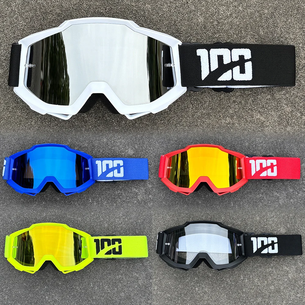 100 Motocross Brille HD Objektiv Männer Motorrad Brillen Reiten Gläser Frauen Moto MX MTB Gläser Dirt Bike Zubehör