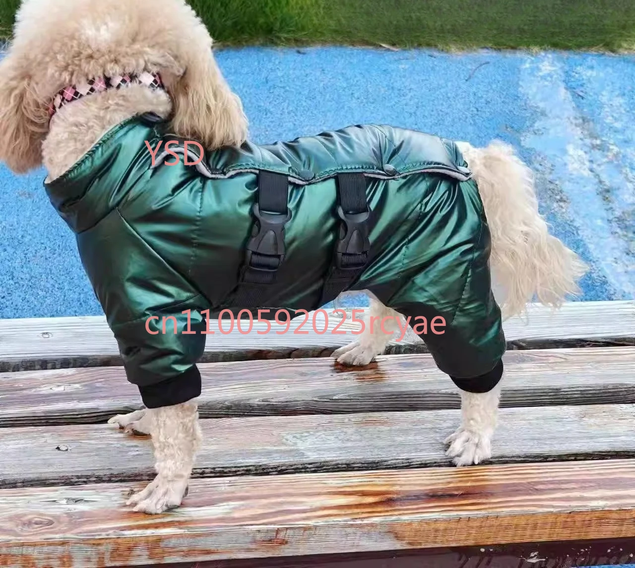 

Autumn Winter Dog Jumpsuit - Windproof Ski Suit Padded Coat for Small & Medium Dogs