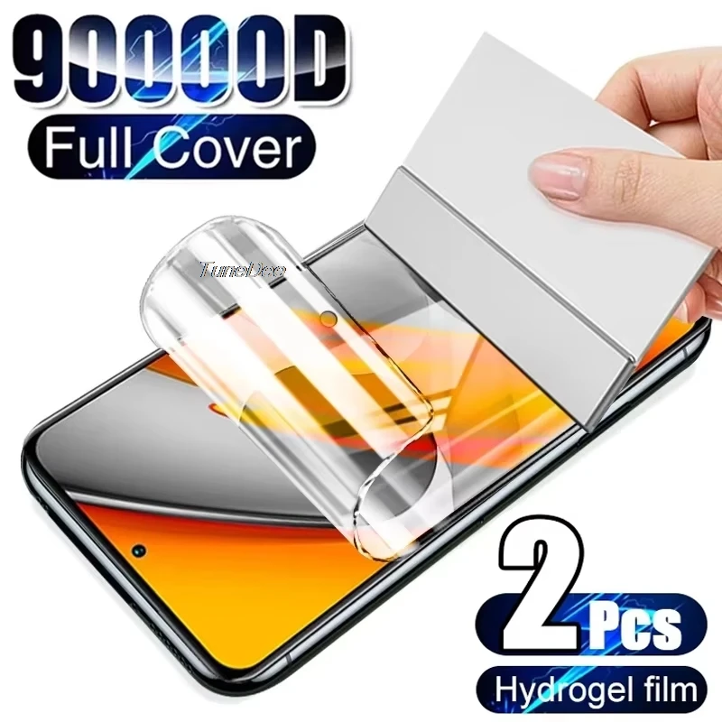

2Pcs Hydrogel Film For iPhone 17 16e 16 15 14 13 12 Pro Max Plus 13 12 Mini 6 6s 8 7 Plus SE XR X XS Full Cover Screen Protector