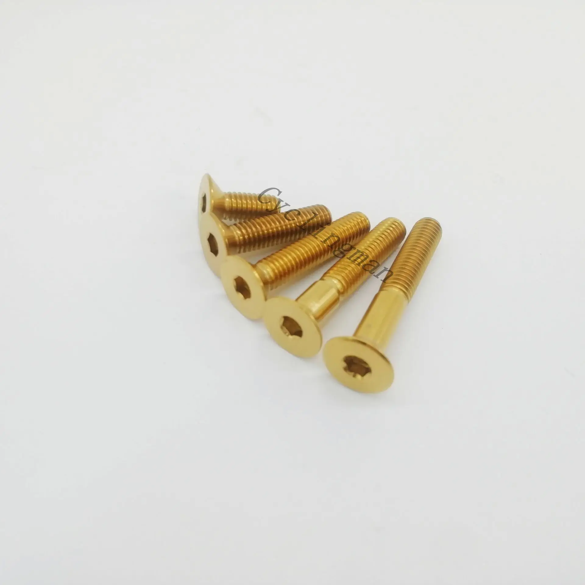 M6X15mm M6X25mm M6x30mm M6X35mm M6x40mm Ti Titanium Bike Countersunk Screws Allen Flat Head for Bicycle Bolt Screws Accessories - Image 5