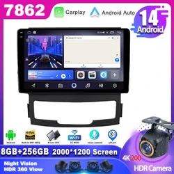 Car For SsangYong Korando 3 Actyon 2 2010 - 2013 Multimedia Player GPS Navigation Android Car Radio Stereo Multimedia Video wifi