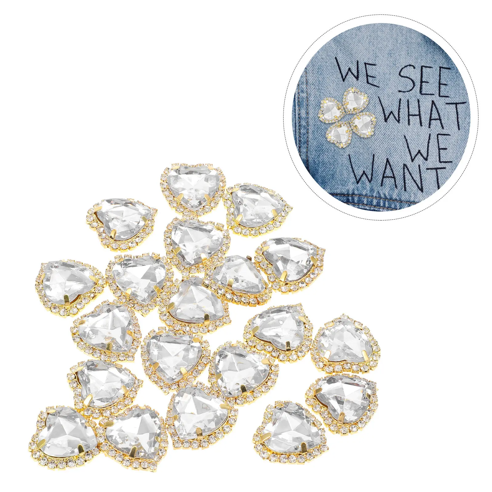 

20 шт. стразы-капли для шитья своими руками, премиум-материал, для украшения свадебных платьев и сумок, с долговечным сохранением цвета, для ювелирных изделий