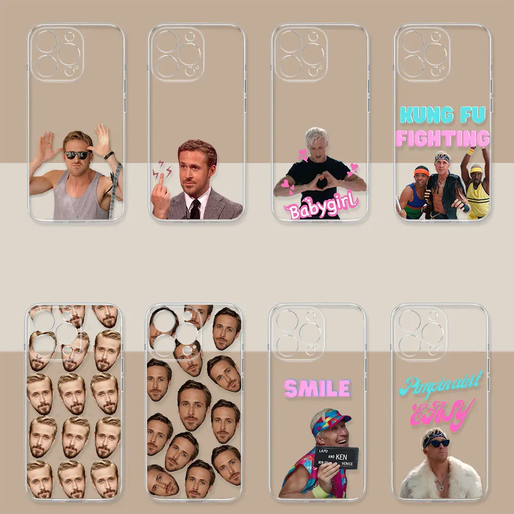 Funny Ryan Gosling Kenergy Phone Case For OPPO RENO 11 11F 10 8 8Z 8T 7 7Z 6 6Z 5 5F 4 2F PRO PLUS LITE 4G 5G Transparent Cover