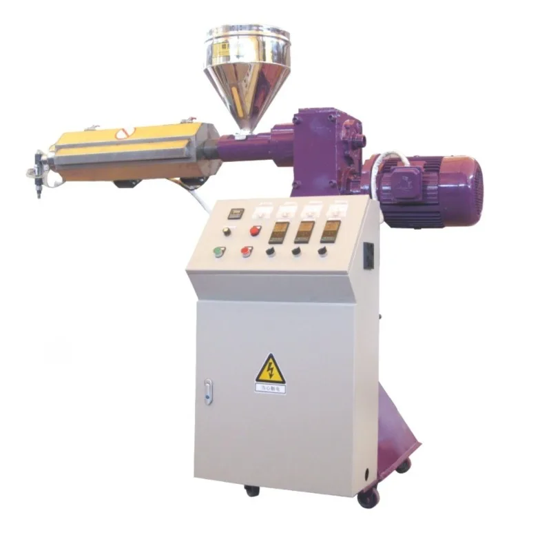 China High Speed Small Scale Single Screw Plastic Machine Extruder Price
