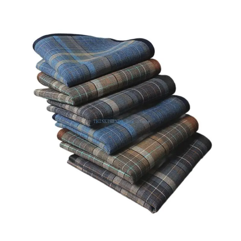 340D 40x40 سنتيمتر منديل الذكور الشؤون التجارية شعرية Hankies العريس جيب مربع #1