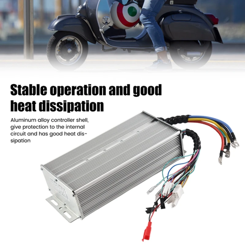 48V-72V 5000W Tricycle FOC Controller, Battery Car, Intelligent Brushless Motor Controller, Electric Car